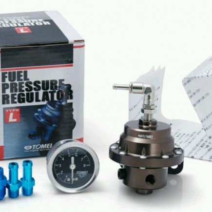 Adjustable Fuel Pressure Regulator, Size L - Black