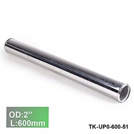 Aluminium Pipe Straight - Diameter 51mm / 2" - Lenght 600mm