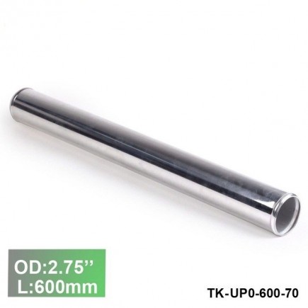 Alumínium cső idom egyenes  - átmérő 70mm / 2.75" - hossz 600mm