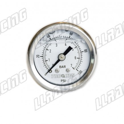 Benzinnyomásmérő óra 0-7 BAR (1/8 NPT)