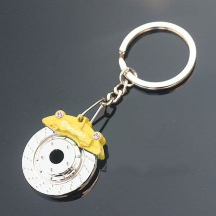 Keychain / Key Fob - Brembo Caliper + Rotor (Multiple Colors)