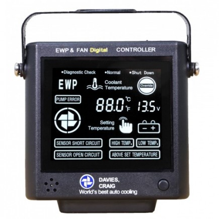Davies Craig LCD, Electric Water Pump (EWP) and Digital Controller (12V,24V) 8002