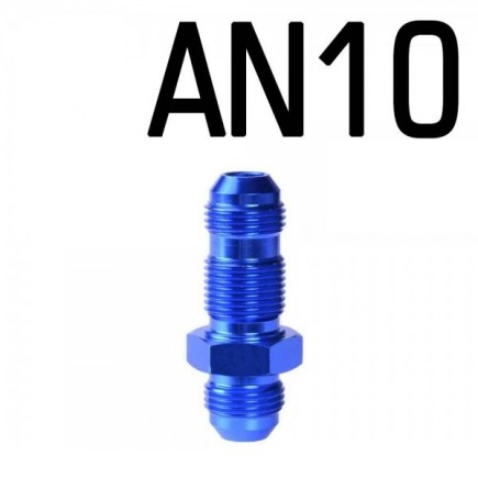 AN10 csőcsatlakozó átvezető egyenes (kék)