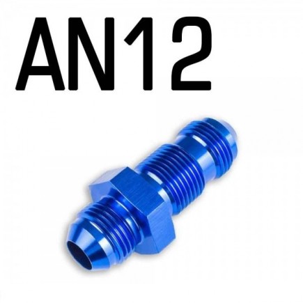 AN12 csőcsatlakozó átvezető egyenes (kék)