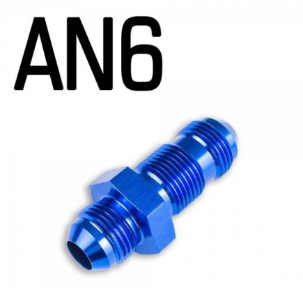 AN6 csőcsatlakozó átvezető egyenes (kék)