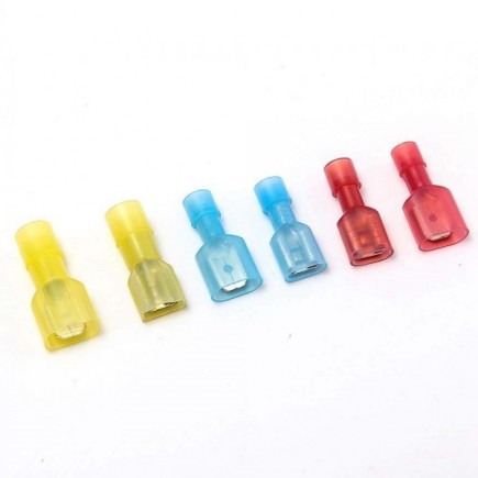 180pcs Female & Male Fully Insulated Wire Terminals Connector Nylon Spade Crimp