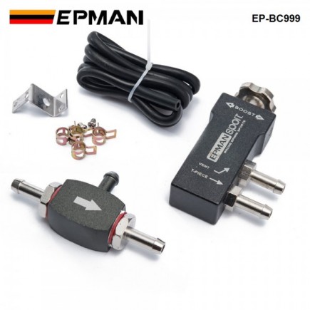 EPMAN manual turbo pressure regulator with T-piece (1-30 PSI) - Multi colors