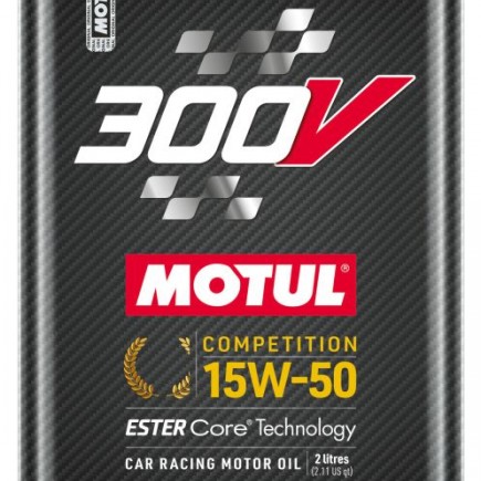 MOTUL 300V 15W-50 Competition Synthetic Racing Engine Oil - 2L