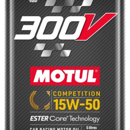 MOTUL 300V 15W-50 Competition Synthetic Racing Engine Oil - 5L