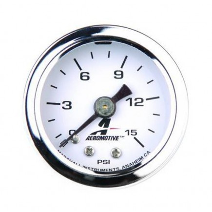 Aeromotive - Fuel Pressure Meter (0-15 PSI)