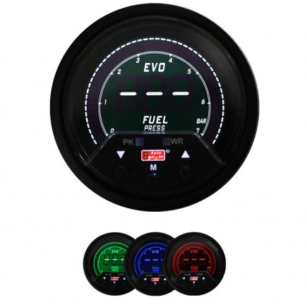 Auto Gauge EVO PEAK 60mm - Üzemanyagnyomásmérő óra