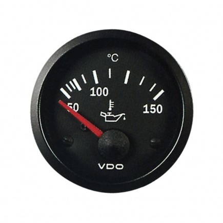 VDO 52mm - Vízhőfokmérő óra (40-120°C)