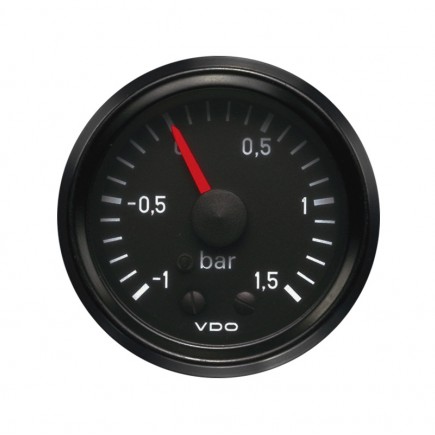 VDO 52mm - Turbónyomásmérő óra (Mechanikus 1-1,5 Bar)
