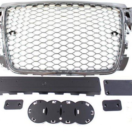 Grill Audi A3 8P RS Style Chrome 09-12 PDC