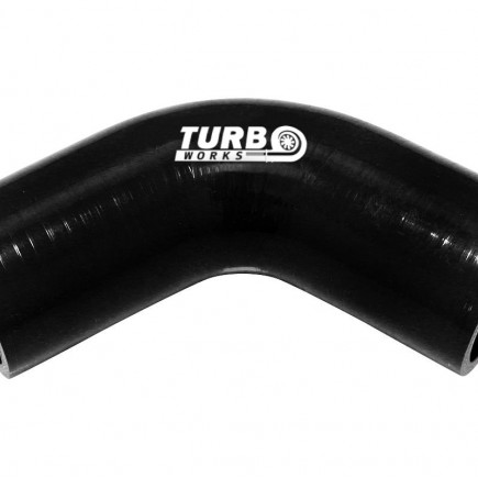 Silicone Hose 67 Degree Elbow TurboWorks 102mm, Black