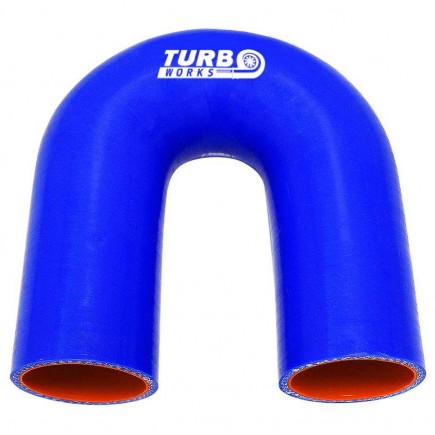 Szilikon Cső 180 Fokos Könyök TurboWorks PRO 45mm, Kék
