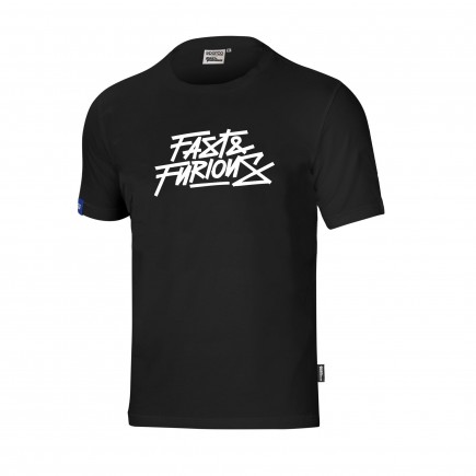 Sparco Fast & Furious Black And White T-Shirt - 01306FFNRBI..