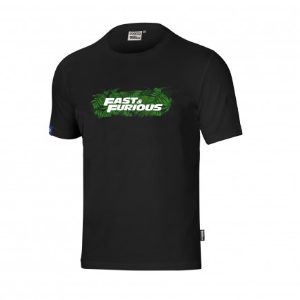 Sparco Fast & Furious Black And Green T-Shirt - 01307FFNRVD..