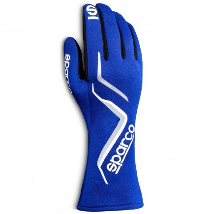 Sparco LAND FIA Approved Race Gloves - Blue - 001357..EB