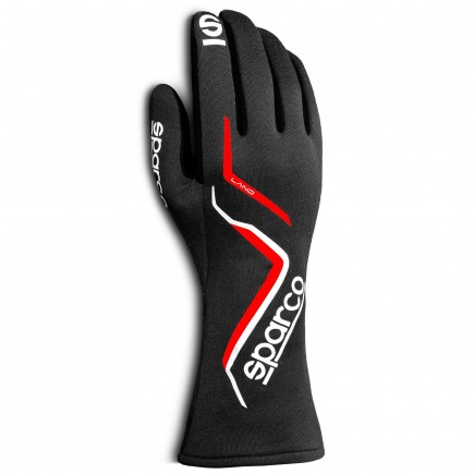 Sparco LAND FIA Approved Race Gloves - Black - 001357..NR