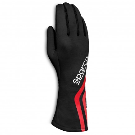 Sparco LAND CLASSIC FIA Approved Race Gloves - Black/Red - 001358..NRBI
