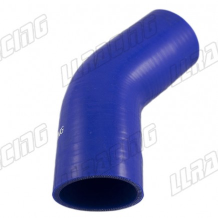 LLRacing Silicone Hose 45 Degree Elbow 63mm, Blue