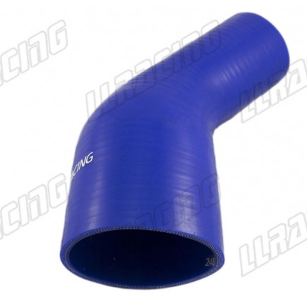 LLRacing Silicone Hose 45 Degree Reducer 76-51mm, Blue