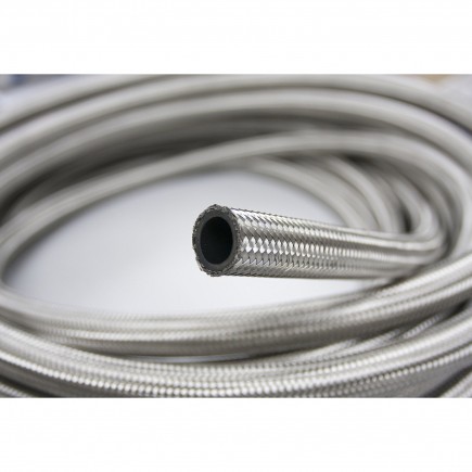 AN8 Stainless Steel Braided Nitrile Hose