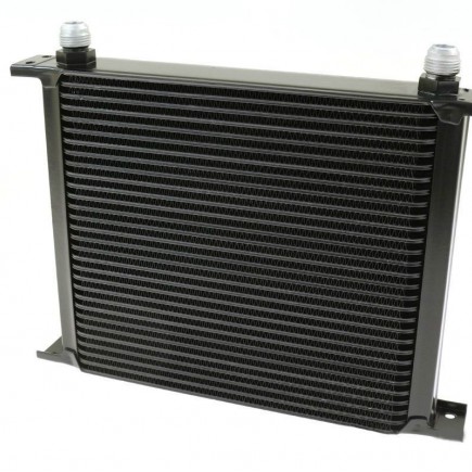 30 soros olajhűtő radiátor AN10 csatlakozással (Th30) fekete