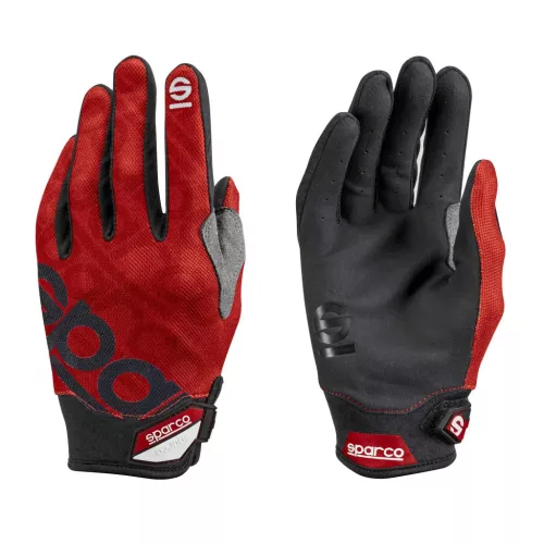 Sparco Meca-3 szerelőkesztyű, piros/fekete, M méret