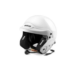   Sparco AIR PRO RJ-5i Carbon homológ nyitott sisak, Intercommal - Fehér - 003366