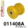 011408A: Rear wishbone front bush SPORT Yellow