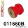 011660B: Rear lower swing arm outer bush Red