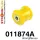 011874A: Rear hub - upper bush SPORT Yellow