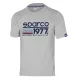 Sparco Heritage 1977 férfi póló – grey melange (világosszürke) XL méret