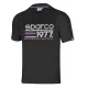 Sparco Heritage 1977 férfi póló – nero (fekete) M méret