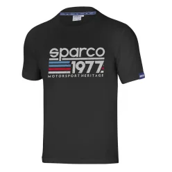   Sparco Heritage 1977 férfi póló – nero (fekete) S méret