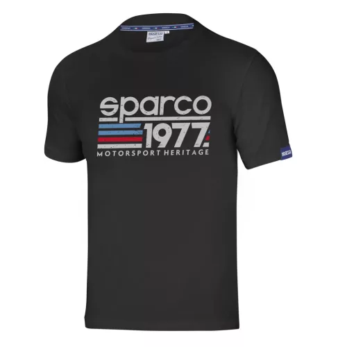 Sparco Heritage 1977 férfi póló – nero (fekete) S méret