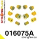016075A: Front suspension bush kit SPORT 21mm Yellow