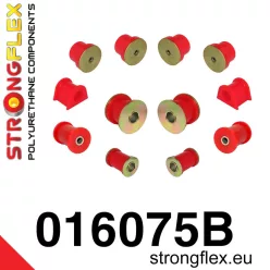 016075B: Front suspension bush kit 21mm Black