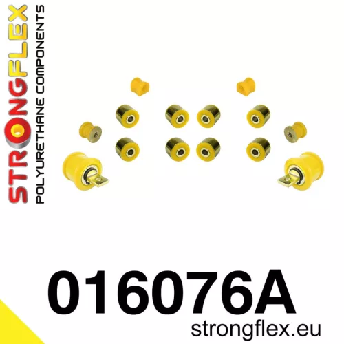 016076A: Rear suspension bush kit SPORT 18mm Yellow