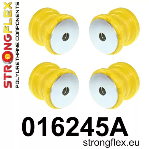 016245A: Rear crossmember bush kit SPORT Yellow