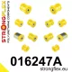 016247A: Rear suspension bush kit SPORT 21mm Black
