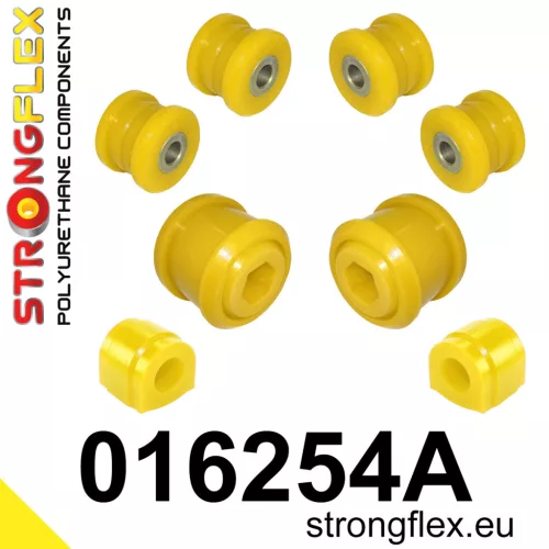 016254A: Front suspension bush kit SPORT 22mm 011703 - 46mm Yellow