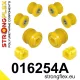016254A: Front suspension bush kit SPORT 22mm 011703 - 46mm Yellow