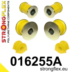   016255A: Front suspension bush kit SPORT 15mm 011811 011809 - 47mm Black