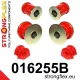 016255B: Front suspension bush kit 23mm 011811 011810 - 48mm Red