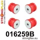 016259B: Rear subframe bush kit Red