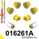 016261A: Front suspension bush kit SPORT Custom Black