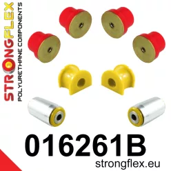 016261B: Front suspension bush kit 21mm Red
